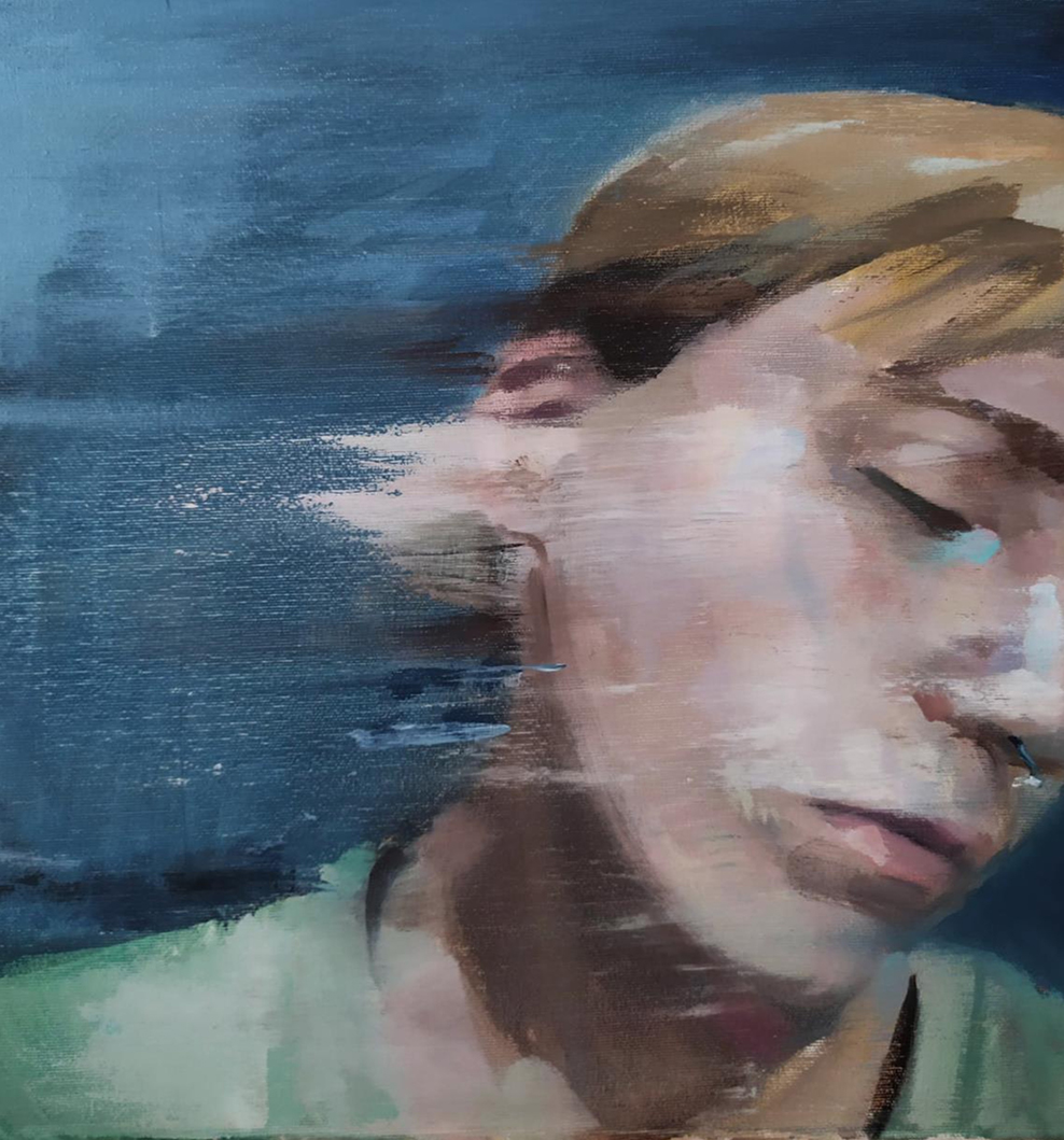 Maria%20Lasmakowa,%20III%20rok%20Malarstwa,%20Camera off:Smutek-2,%20olej,%20płotno,%2040x40%20cm